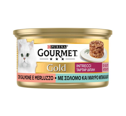 Purina Gourmet Gold Ταρτάρ Σολομό 85gr