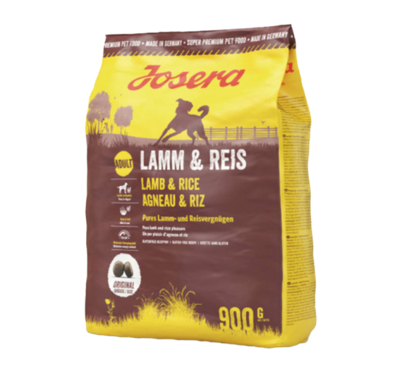 Josera Lamb & Rice Adult 900gr Josera Lamb & Rice Adult 900gr
