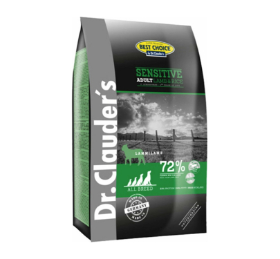 Dr Clauder's Best Choice Adult Sensitive Lamb & Rice 350gr