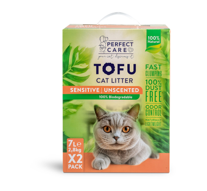 Perfect Care Cat Litter Tofu Sensitive 2x7L