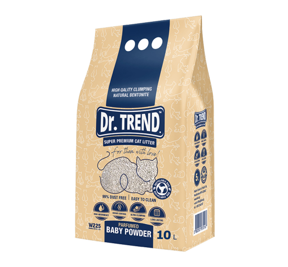 Dr Trend Cat Litter Baby Powder
