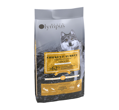 Black Olympus Adult Chicken & Turkey 12kg