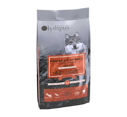 Black Olympus Adult Maxi Chicken & Turkey 12kg