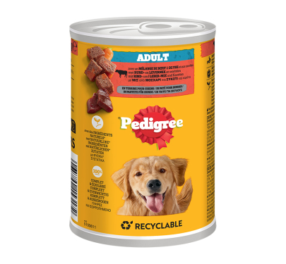 Pedigree Μοσχάρι, Συκώτι & Καρότα Πατέ 400gr