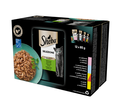 Sheba Selezione Mixed σε Σάλτσα 12x85gr