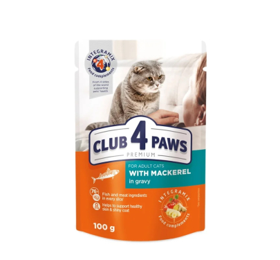 Club 4 Paws Adult Mackerel Gravy 100gr