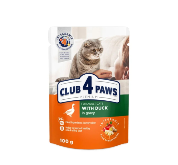 Club 4 Paws Adult DuckGravy 100gr