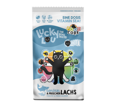 Lucky Lou Food Code Adult Πουλερικά & Φρέσκος Σολομός 3kg