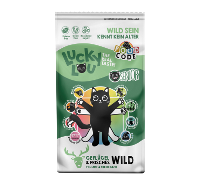 Lucky Lou Food Code Senior Πουλερικά & Φρέσκο Κυνήγι 3kg