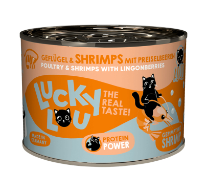 Lucky Lou LifeStage Senior Πουλερικά & Γαρίδες 200gr