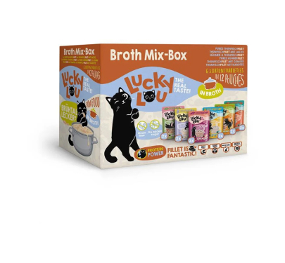 Lucky Lou ExtraFood Mix Box Σε Ζωμό 12x70gr