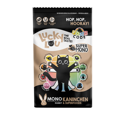 Lucky Lou Food Code SuperMono Κουνέλι & SuperFoods 1.7kg