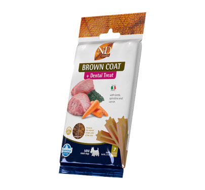 N&D Treats Brown Grain Free Adult Mini Lamb & Spirulina 60gr