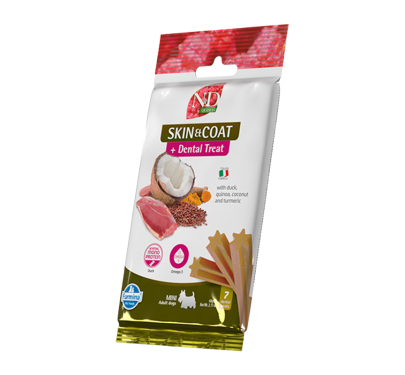 N&D Treats Quinoa Grain Free Adult Mini Skin & Coat Duck 60gr