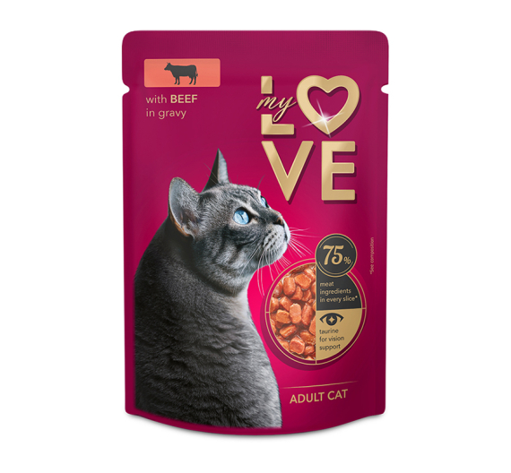My Love Cat Adult Beef 85gr My Love Cat Adult Beef 85gr