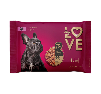 My Love Dog Adult Turkey 4x100gr