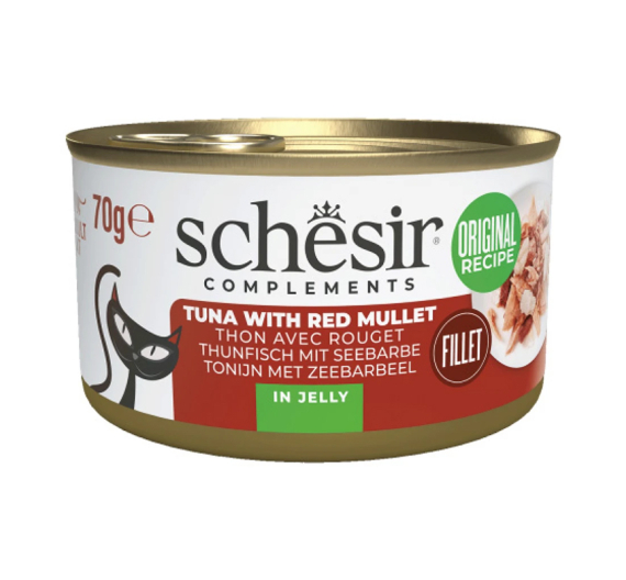Schesir Cat Jelly Τόνος με Μπαρμπούνι 70gr Schesir Cat Jelly Τόνος με Μπαρμπούνι 70gr