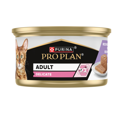 Purina Pro Plan Delicate Cat Γαλοπούλα σε Σάλτσα 85gr