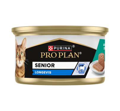 Purina Pro Plan Cat Senior 7+ Longevis Μους Τόνος 85gr