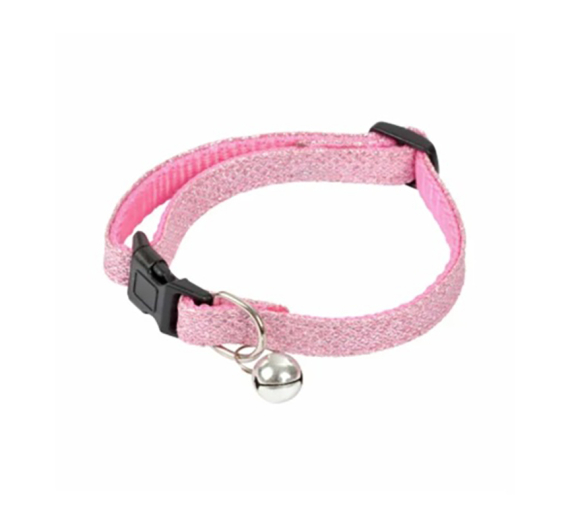 Love Story Περιλαίμιο - Κολάρο Γάτας Ροζ με Glitter 20-30cm Love Story Περιλαίμιο - Κολάρο Γάτας Ροζ με Glitter 20-30cm