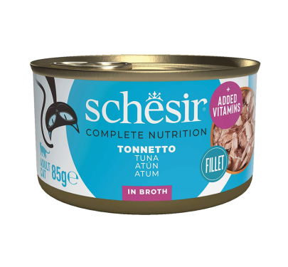 Schesir Cat Complete & Balanced Broth Τόνος 85gr