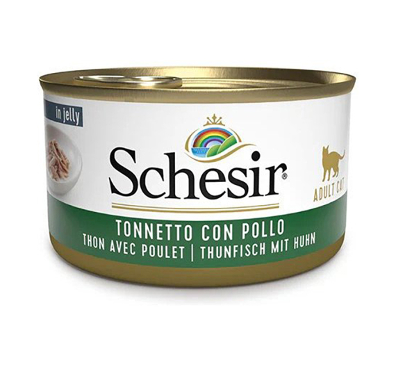 Schesir Cat Jelly Τόνος με Κοτόπουλο 85gr
