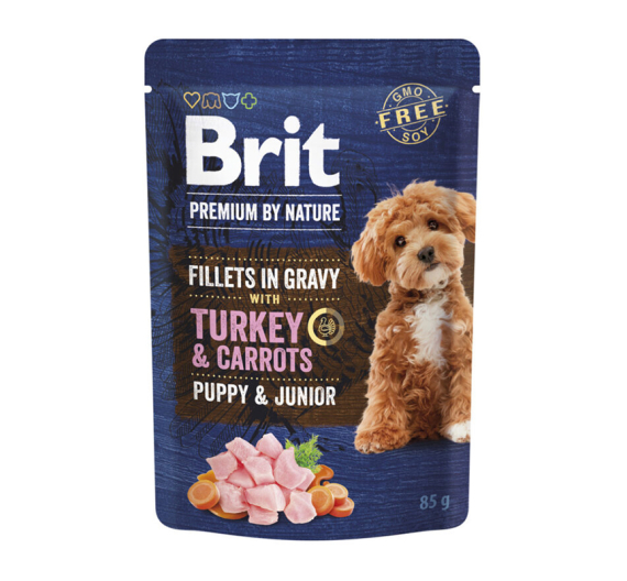 Brit Premium By Nature Puppy Turkey & Carrots 85gr Brit Premium By Nature Puppy Turkey & Carrots 85gr