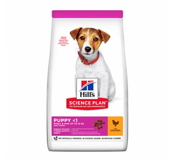 Hill's SP Puppy Small & Mini Κοτόπουλο 1.5kg -20% Hill's SP Puppy Small & Mini Κοτόπουλο 1.5kg -20%