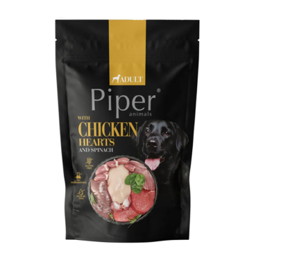 Piper Adult Καρδιά Κοτόπουλου & Καστανό Ρύζι Pouch 500gr
