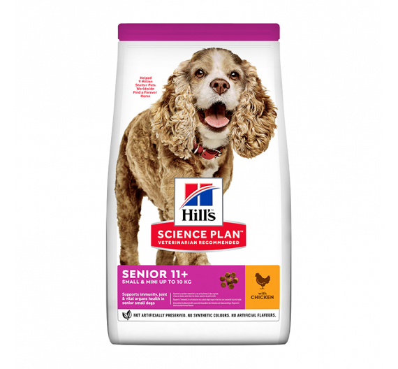 Hill's SP Senior 11+ Small & Mini Κοτόπουλο 1.5kg -20%