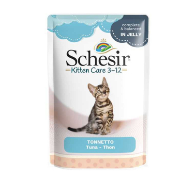 Schesir Cat Jelly Kitten Τόνος με Αλόη 85gr