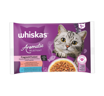 Whiskas Core Επιλεγμένα Πουλερικά σε Σάλτσα 4x85gr