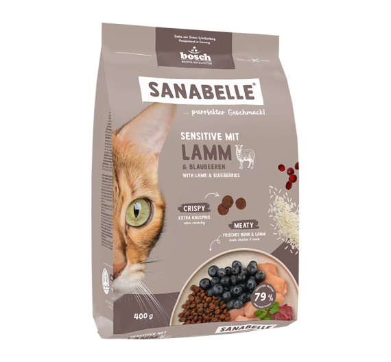 Bosch Sanabelle Cat Adult Sensitive Lamb 400gr