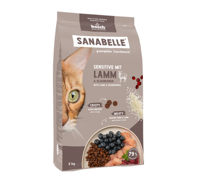 Bosch Sanabelle Cat Adult Sensitive Lamb 2kg