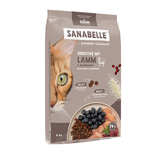 Bosch Sanabelle Cat Adult Sensitive Lamb 8kg