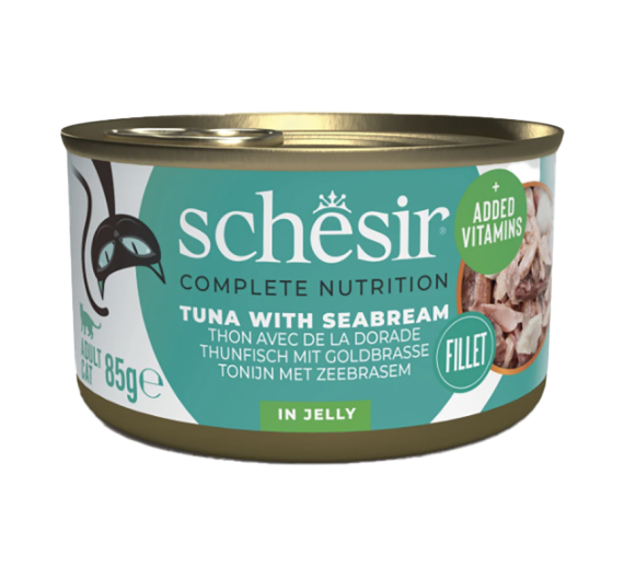 Schesir Cat Jelly Τόνος με Τσιπούρα 85gr