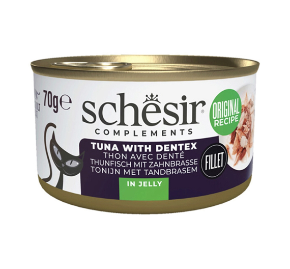 Schesir Cat Jelly Τόνος με Συναγρίδα 85gr
