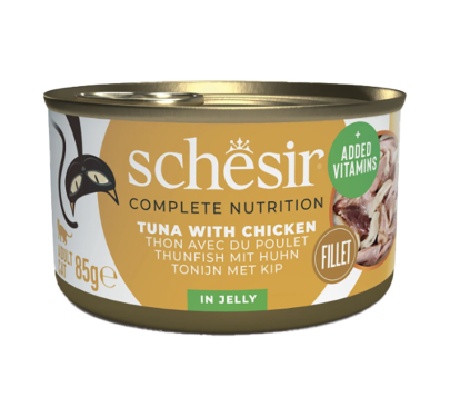 Schesir Cat Complete & Balanced Jelly Τόνος με Κοτόπουλο 85gr