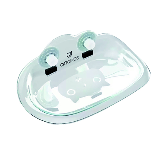 Pet Interest Catoikos Κρεβατάκι Plexiglass για Παράθυρο 52x32x18cm