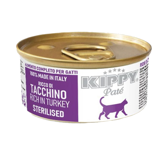 Kippy Cat Sterilised Πατέ με Γαλοπούλα 85gr