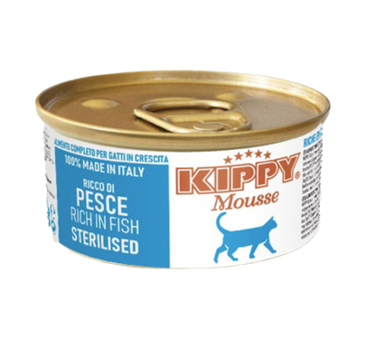 Kippy Cat Sterilised Μους με Ψάρι 85gr