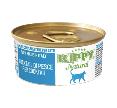 Kippy Cat Natural με Ποικιλία Ψαριών 70gr