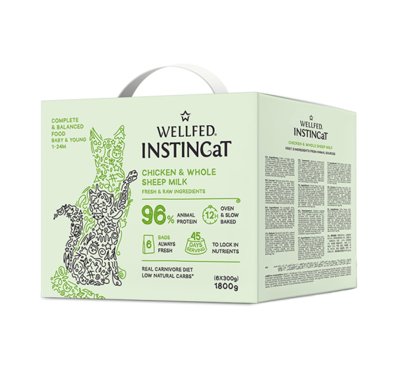 Wellfed InstinCat Baby & Young 1.8kg
