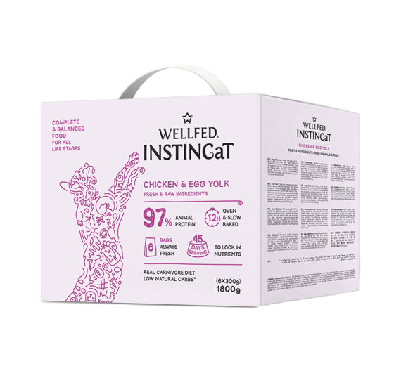 Wellfed InstinCat Chicken & Egg Yolk 1.8kg