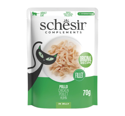 Schesir Cat Jelly Τόνος με Κοτόπουλο Pouch 85gr