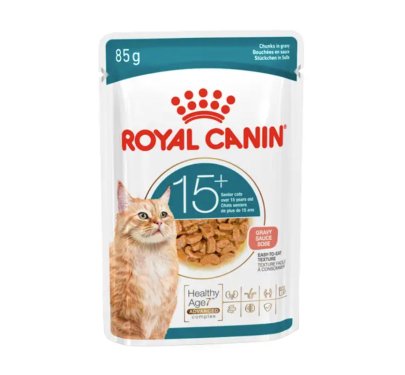 Royal Canin Ageing 15+ Chunks In Gravy 85gr