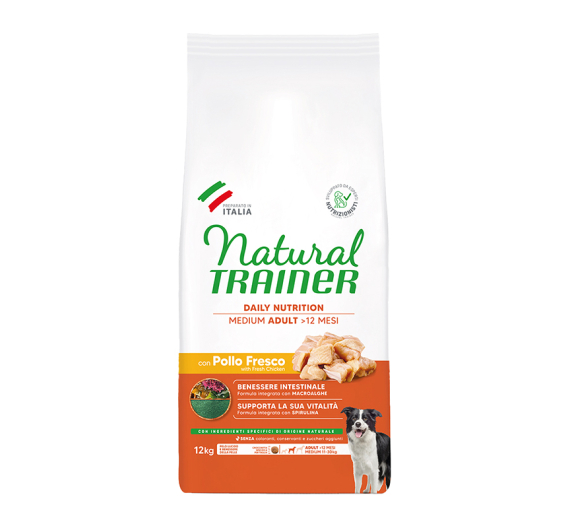 Natural Trainer Medium Adult Fresh Chicken 12kg