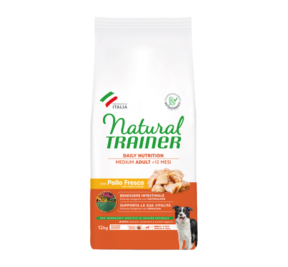 Natural Trainer Medium Adult Fresh Chicken 12kg