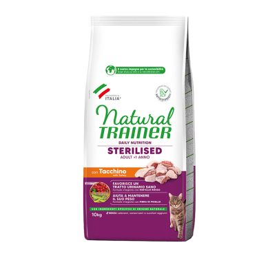 Natural Trainer Adult Sterilized Λευκά Κρέατα 10kg