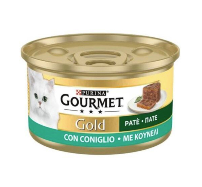 Purina Gourmet Gold Πατέ με Κουνέλι 85gr